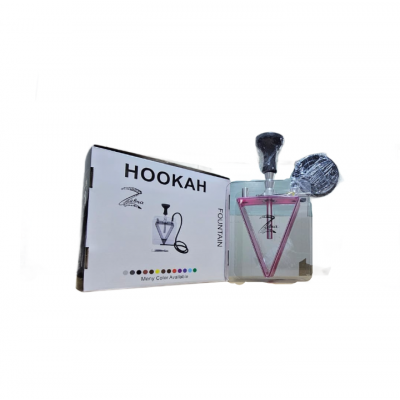 ZEBRA SMOKE HOOKAH FOUNTAIN PINK