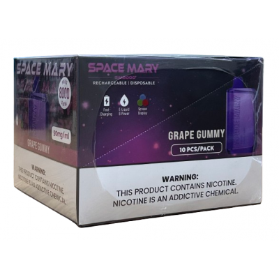 SPACE MARY 8000 PUFFS GRAPE GUMMY