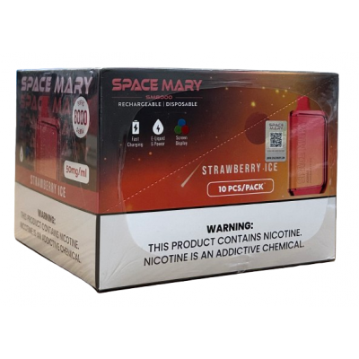SPACE MARY 8000 PUFFS STRAWBERRY ICE
