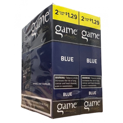 GAME CIGARS 2 FOR $1.29 BLUE