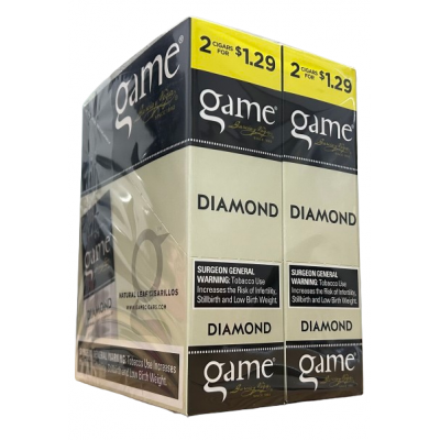 GAME CIGARS 2 FOR $1.29 DIAMOND