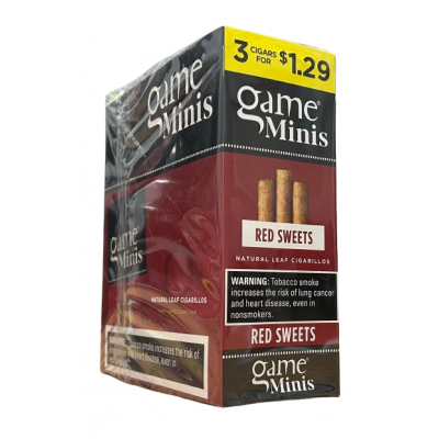 GAME MINIS 3 FOR $1.29 RED SWEETS