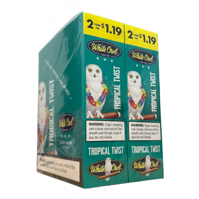 WHITE OWL CIGARS 2 FOR $1.19 TROPICAL TWAIST
