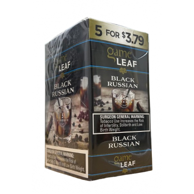 GAME LEAF 5 FOR $3.79 BLACK RUSSIAN