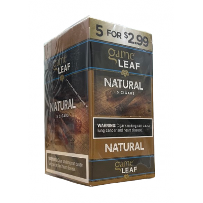 GAME LEAF 5 FOR $2.99 NATURAL