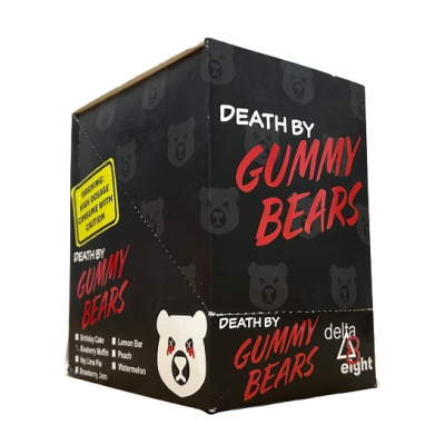 DEATH BY GUMMY BEARS 10CT 1000MG - BLUEBERRY MUFFIN