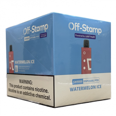OFF-STAMP SW9000 PUFFS DISPOSABLE POD - WATERMELON ICE