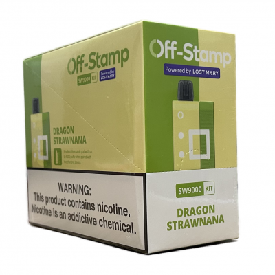 OFF-STAMP SW9000 PUFFS KIT - DRAGON STRAWNANA