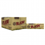  RAW ORGANIC HEMP 24CT ROLLING PAPERS CONNOISSEUR  1 1/4 TIPS