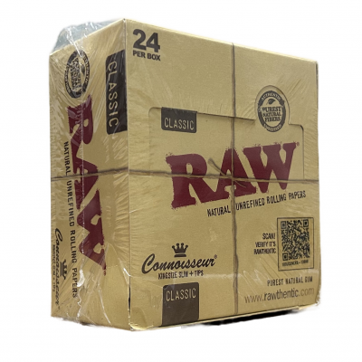 RAW 24CT CLASSIC CONNOISSEUR KING SIZE SLIM