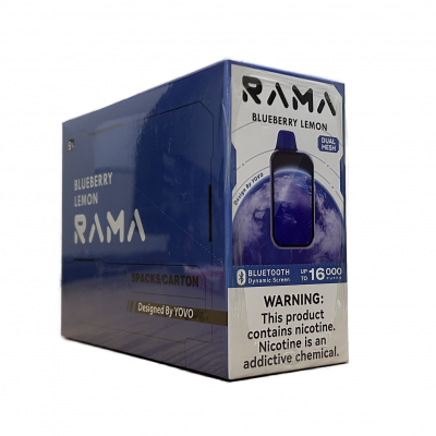 RAMA DUAL MESH BLUETOOTH DYNAMIC SCREEN 16000 PUFFS - BLUEBERRY LEMON