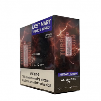 LOST MARY DISPOSABLE POD DEVICE MT15000 TURBO - WATERMELON ICE