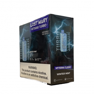 LOST MARY DISPOSABLE POD DEVICE MT15000 TURBO - WINTER MINT