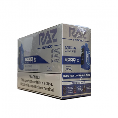 RAZ TN 9000 PUFFS BLUE RAZ COTTON CLOUDZ