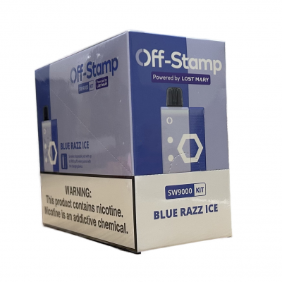 OFF-STAMP SW9000 PUFFS KIT - BLUE RAZZ ICE