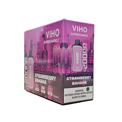 VIHO SUPERCHARGE 20000 PUFFS STRAWBERRY BANANA