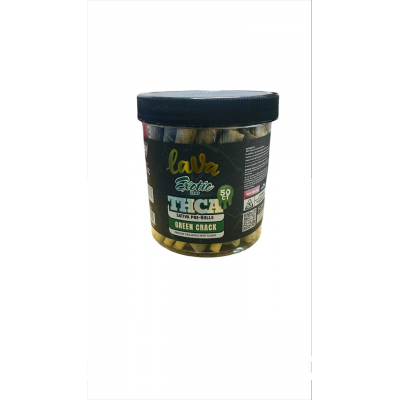 LAVA EXOT THC-A 1.2 GM PRE ROLL 50 CT JAR  (SATIVA-GREEN CRACK)